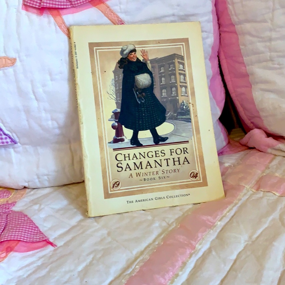 American Girl Samantha A Winter Story Book 6 look in my closet for book 1 bundle